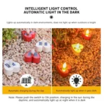 Solar Candle Light Outdoor Courtyard Villa Garden Waterproof Decoration Light - Image 4