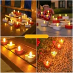 Solar Candle Light Outdoor Courtyard Villa Garden Waterproof Decoration Light - Image 8
