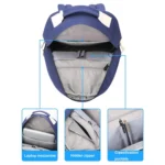 Bopai 68-01729 Large Capacity Canvas Lightweight and Breathable Student Schoolbag - Image 5