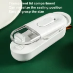 Food Packaging Sealer 2 In 1 Magnetic Mini Handheld Vacuum Sealer Machine With Cutter - Image 4