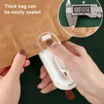 Food Packaging Sealer 2 In 1 Magnetic Mini Handheld Vacuum Sealer Machine With Cutter - Image 9
