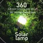 Rechargeable LED Solar Bulb Light Waterproof Night Market Stall Energy Saving Lamp - Image 11