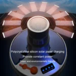 Rechargeable LED Solar Bulb Light Waterproof Night Market Stall Energy Saving Lamp - Image 5