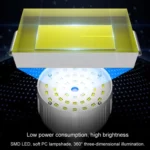 Rechargeable LED Solar Bulb Light Waterproof Night Market Stall Energy Saving Lamp - Image 7