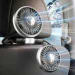 Car Double-head Hose Seat Fan with Light - Image 9