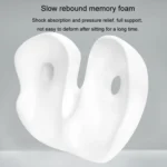 Office Sedentary Memory Foam Breathable Cushion Chair Hip Seat Cushion - Image 11