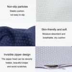 Office Sedentary Memory Foam Breathable Cushion Chair Hip Seat Cushion - Image 12