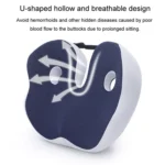 Office Sedentary Memory Foam Breathable Cushion Chair Hip Seat Cushion - Image 5