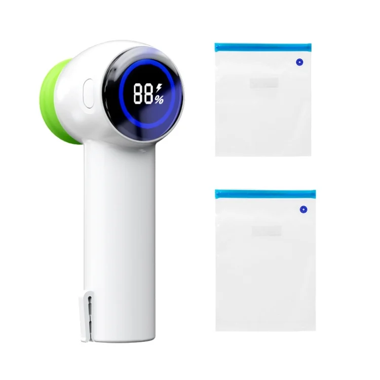 TBD0604621901.webp KZ-90 Digital Display Handheld Fresh-Keeping Bag Bottle Vacuum Sealer - Image 1