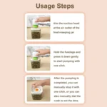 KZ-90 Digital Display Handheld Fresh-Keeping Bag Bottle Vacuum Sealer - Image 8