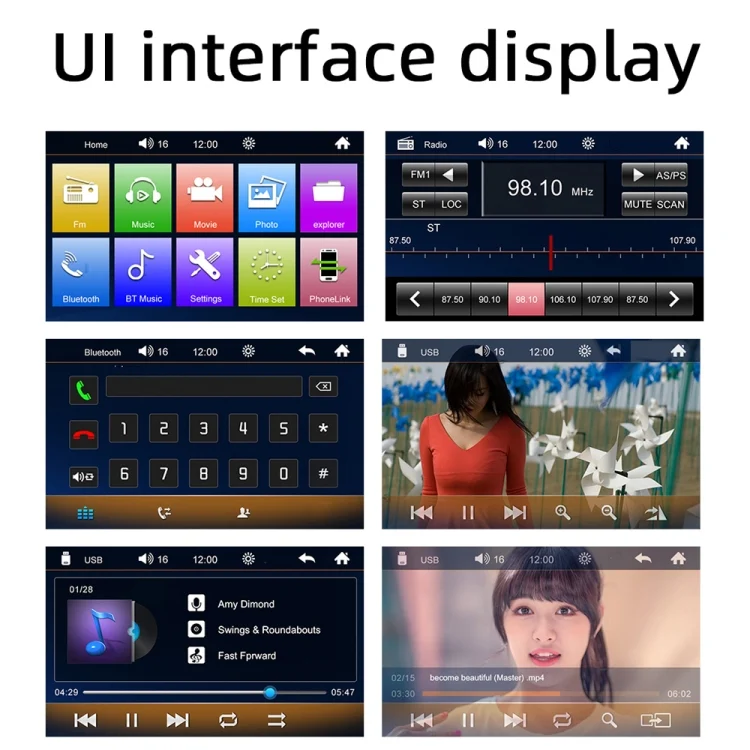 TBD06046239_12.webp Car Universal Touch Screen MP5 Player Rear View Portable Bluetooth Radio - Image 13