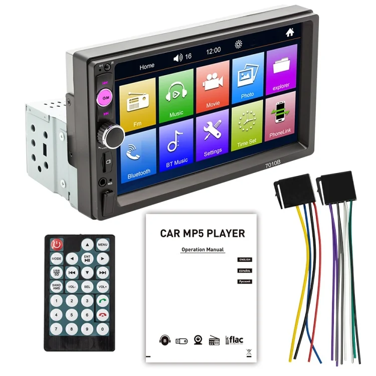 TBD06046239_13.webp Car Universal Touch Screen MP5 Player Rear View Portable Bluetooth Radio - Image 14