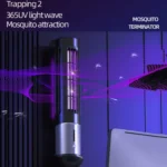 D9 Portable UV Anti Mosquito Lamp Rechargeable Mute Fly Trap with 3-speed Timing - Image 5