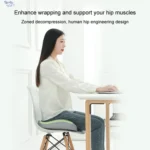 BEWALKER Foldable Travel Seat Cushion Memory Foam Breathable Chair Cushion - Image 7