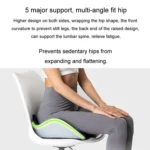 BEWALKER Slow Rebound Memory Foam Cushion Thickened Breathable Office Chair Seat Pad - Image 8