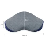 BEWALKER Memory Foam Office Seat Cushion Heart Shape Hip Chair Cushion - Image 3