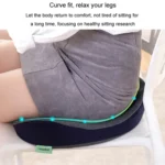 BEWALKER Memory Foam Office Seat Cushion Heart Shape Hip Chair Cushion - Image 9