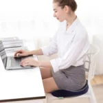 BEWALKER Memory Foam Office Seat Cushion Heart Shape Hip Chair Cushion - Image 10