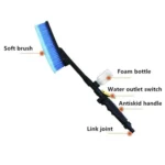Car Wash Brush Head Soft Bristle Long Handle Brush Spray Foam Bottle Set - Image 3