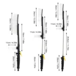 High Pressure Car Wash Nozzle Soft Bristle Long Handle Brush Foam Bottle Tool Set - Image 2
