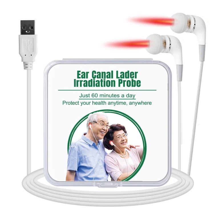 650nm Ear Laser Canal Irradiation Physiotherapy Instrument for Tympanitis Tinnitus Sudden Deafness