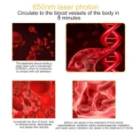 650nm Ear Laser Canal Irradiation Physiotherapy Instrument for Tympanitis Tinnitus Sudden Deafness - Image 4