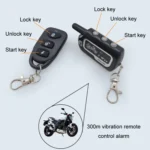 Two-Way Dual Remote Control Vibration Motorcycle Anti-Theft Device - Image 4