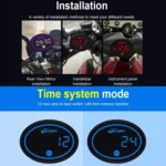Morfayer Locomotive Multi-function Voltmeter, Red - Image 4