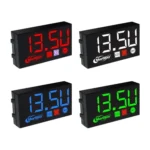 Compact LED Digital Display Time Voltmeter - Image 2