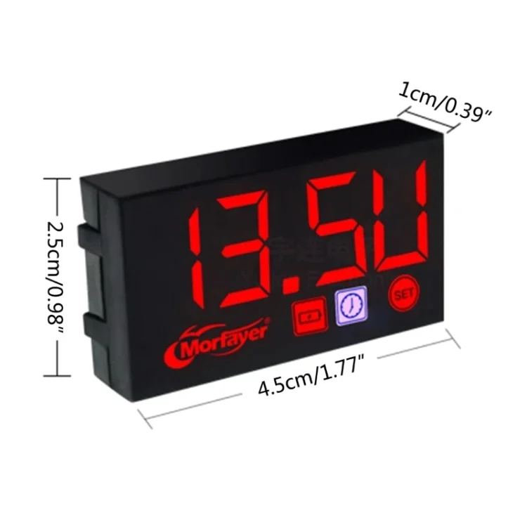 TBD06046340_B2.webp Compact LED Digital Display Time Voltmeter - Image 3