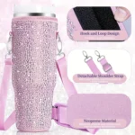For Stanley 40oz Cup Hot Diamond Cover Neoprene Insulated Portable Bottle Cover - Image 4