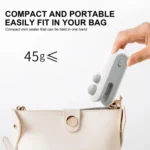 2 In 1 Vacuum Sealing Machine Portable Pressure Plastic Bag Sealing Device With Cutter - Image 6