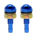 2pcs /Set Automotive Glass Washer Sprayer Aluminum Cap Nozzle