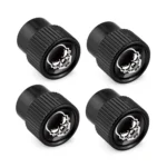 4pcs /Set Skeleton Car Tire Universal Aluminum Valve Cap - Image 2