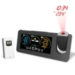 Perpetual Calendar Weather Forecast Color Screen Digital Display Projection Clock