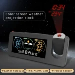 Perpetual Calendar Weather Forecast Color Screen Digital Display Projection Clock - Image 4