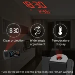 Perpetual Calendar Weather Forecast Color Screen Digital Display Projection Clock - Image 7