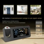 Perpetual Calendar Weather Forecast Color Screen Digital Display Projection Clock - Image 8