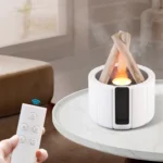 Bonfire Shaped Remote Control Aroma Diffuser Desktop Flame Humidifier - Image 2
