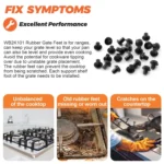 16pcs /Pack WB2K101 Rubber Feet for GE Kenmore Burner Grate Replaces WB02T10461 AP2622260 - Image 6