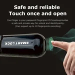 Smart USB Charging Bag Fingerprint Padlock Furniture Backpack Lock - Image 5