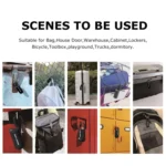 Smart USB Charging Bag Fingerprint Padlock Furniture Backpack Lock - Image 7