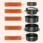 4 In 1 Hamburger Press Patty Maker Slider Stuffed Burgers Sandwich Cutter - Image 4