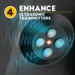Anti Barking Device for Dogs With 4 Enhanced Ultrasonic Transmitter 3 Adjustable Levels - Image 3