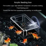 Acrylic Transparent Feeding Ring Fish Tank Feeder Floating Fixed Fish Feeder - Image 6