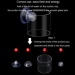 Acrylic Transparent Feeding Ring Fish Tank Feeder Floating Fixed Fish Feeder - Image 7