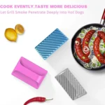 Hot Dog Slicer Cutter Sausage Plastic Slicers For BBQ Outdoor Camping - Image 2