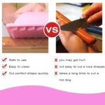 Hot Dog Slicer Cutter Sausage Plastic Slicers For BBQ Outdoor Camping - Image 6