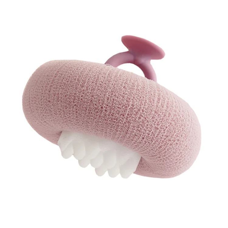 TBD0604651601A.webp Sunflower Suction Cup Shower Ball Scrubbing Back Bathing Towel - Image 1