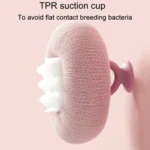 Sunflower Suction Cup Shower Ball Scrubbing Back Bathing Towel - Image 5
